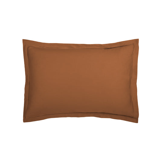 Pillowcase cotton satin - Uni 1 baratta Brown 01