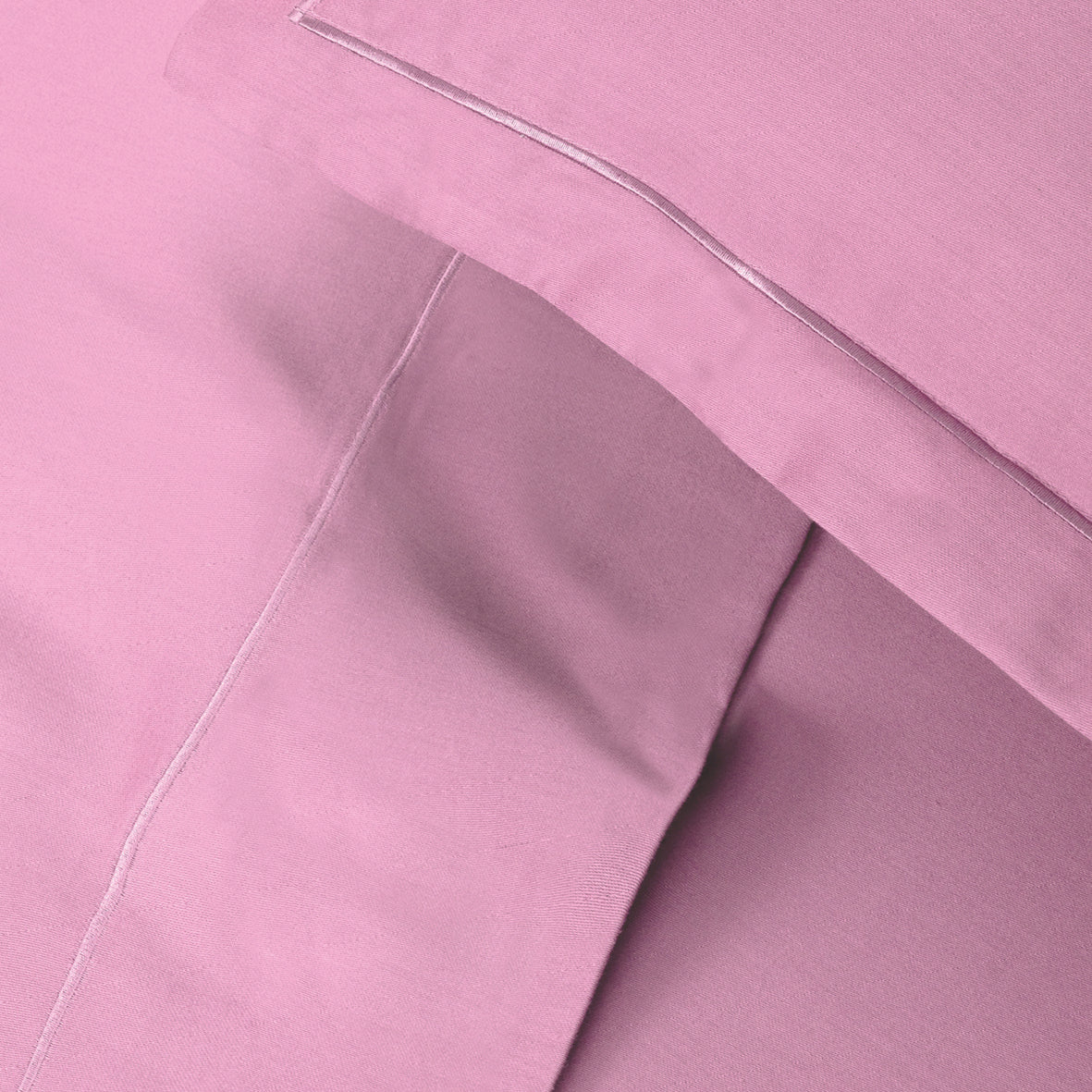 Drap plat satin de coton - Uni 1 baratta Rose 04