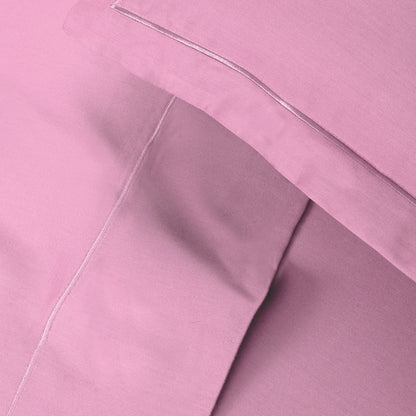 Drap plat satin de coton - Uni 1 baratta Rose 04