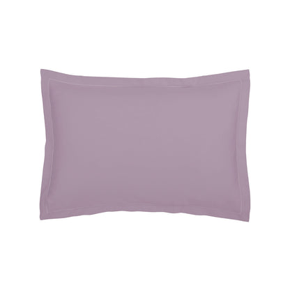 Pillowcase cotton satin - Uni 1 baratta Purple 01 2 x (50 x 70 cm)