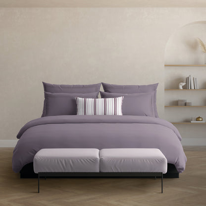 Pillowcase cotton satin - Uni 1 baratta Purple 01