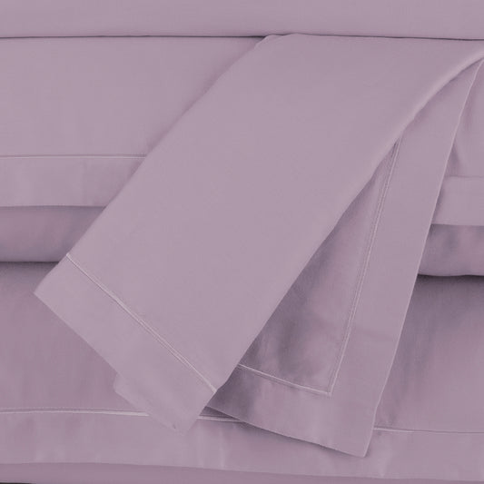 Drap plat satin de coton - Uni 1 baratta Violet 01