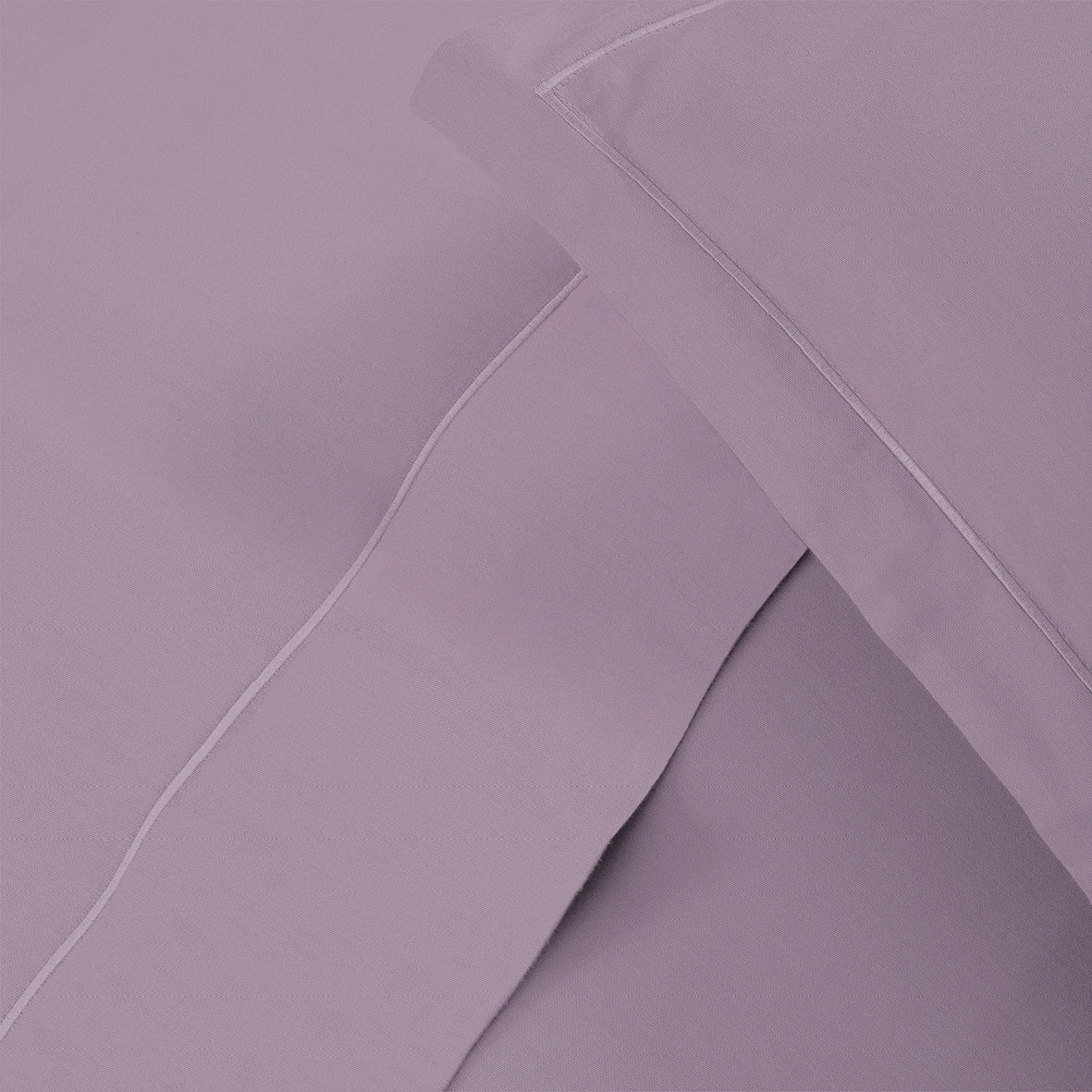 Ensemble de draps satin de coton - Uni 1 baratta Violet 01