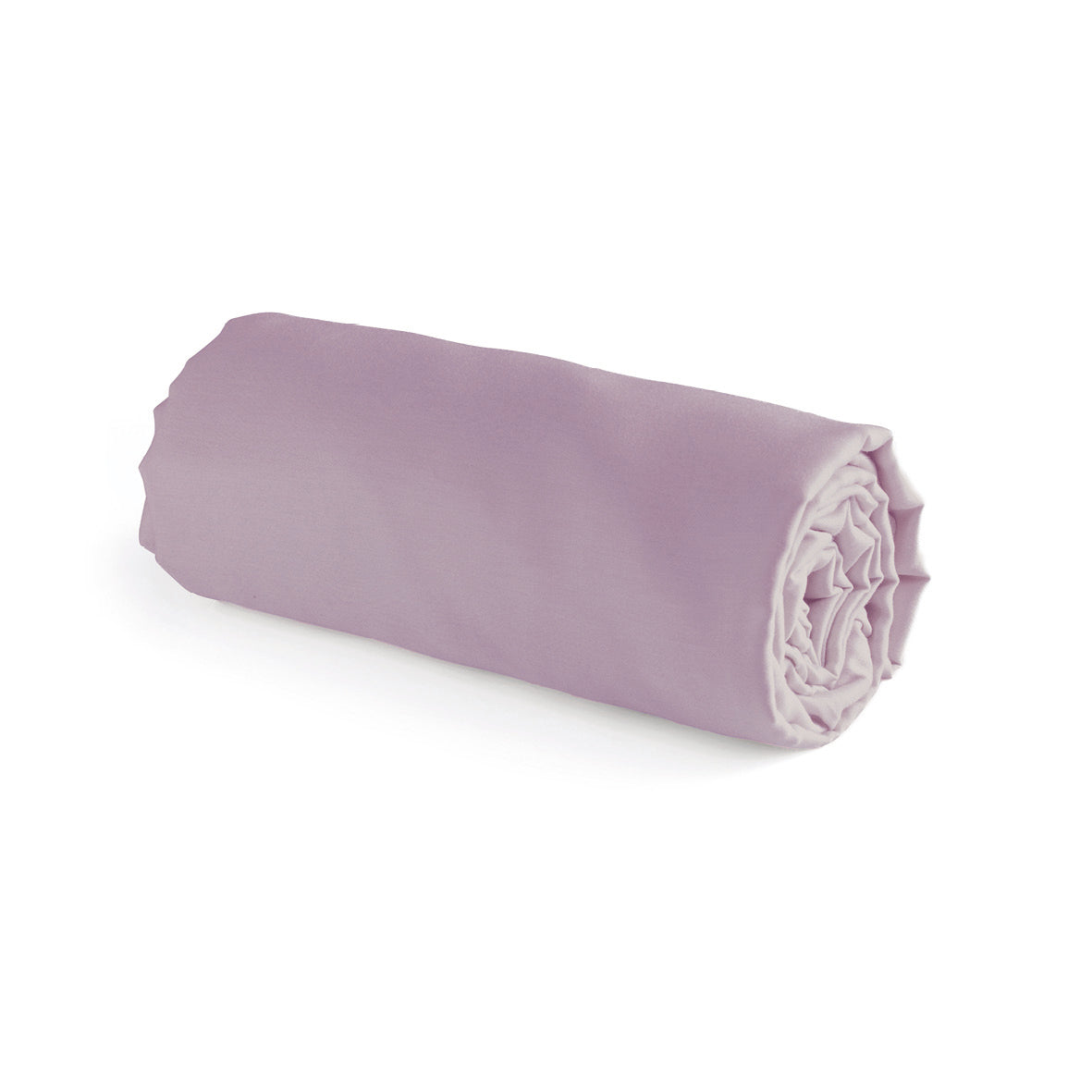 Fitted sheet cotton satin - Uni Purple 01
