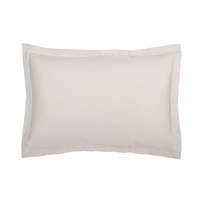 Pillowcase cotton satin - Uni 1 baratta Taupe 05