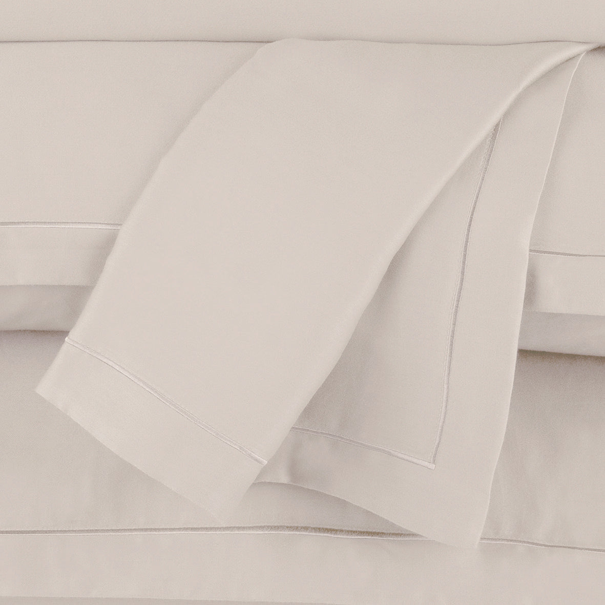 Drap plat satin de coton - Uni 1 baratta Taupe 05