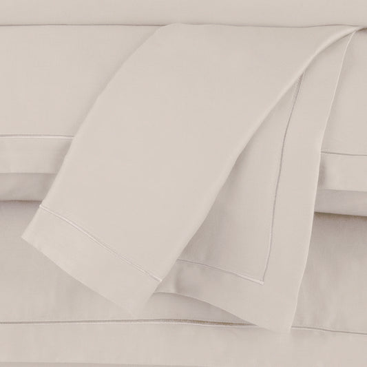 Drap plat satin de coton - Uni 1 baratta Taupe 05