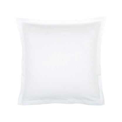 Taie d'oreiller satin de coton - Uni 1 baratta Blanc 01