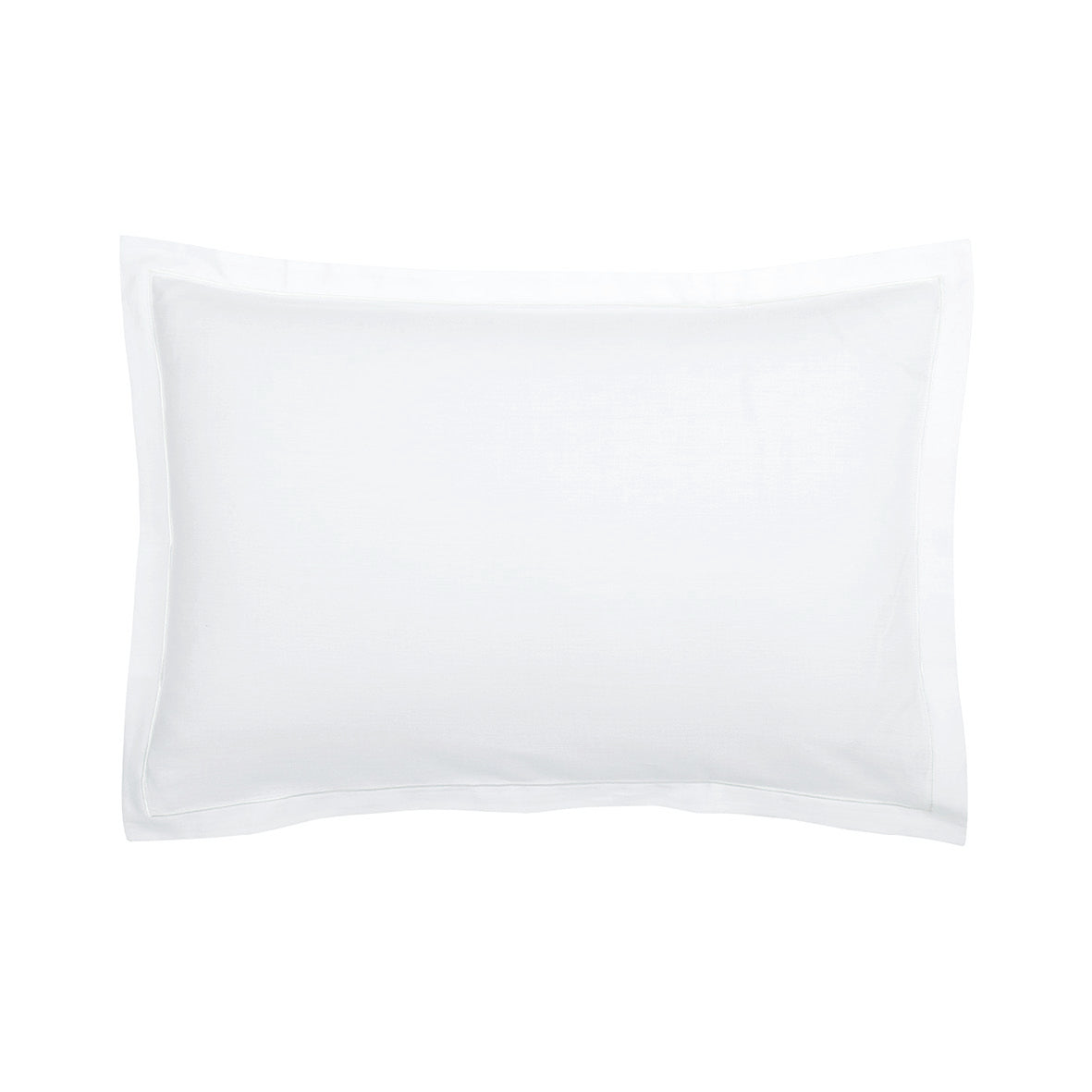 Taie d'oreiller satin de coton - Uni 1 baratta Blanc 01