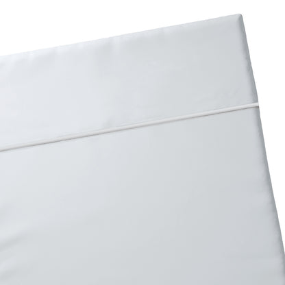 Drap plat satin de coton - Uni 1 baratta Blanc 01