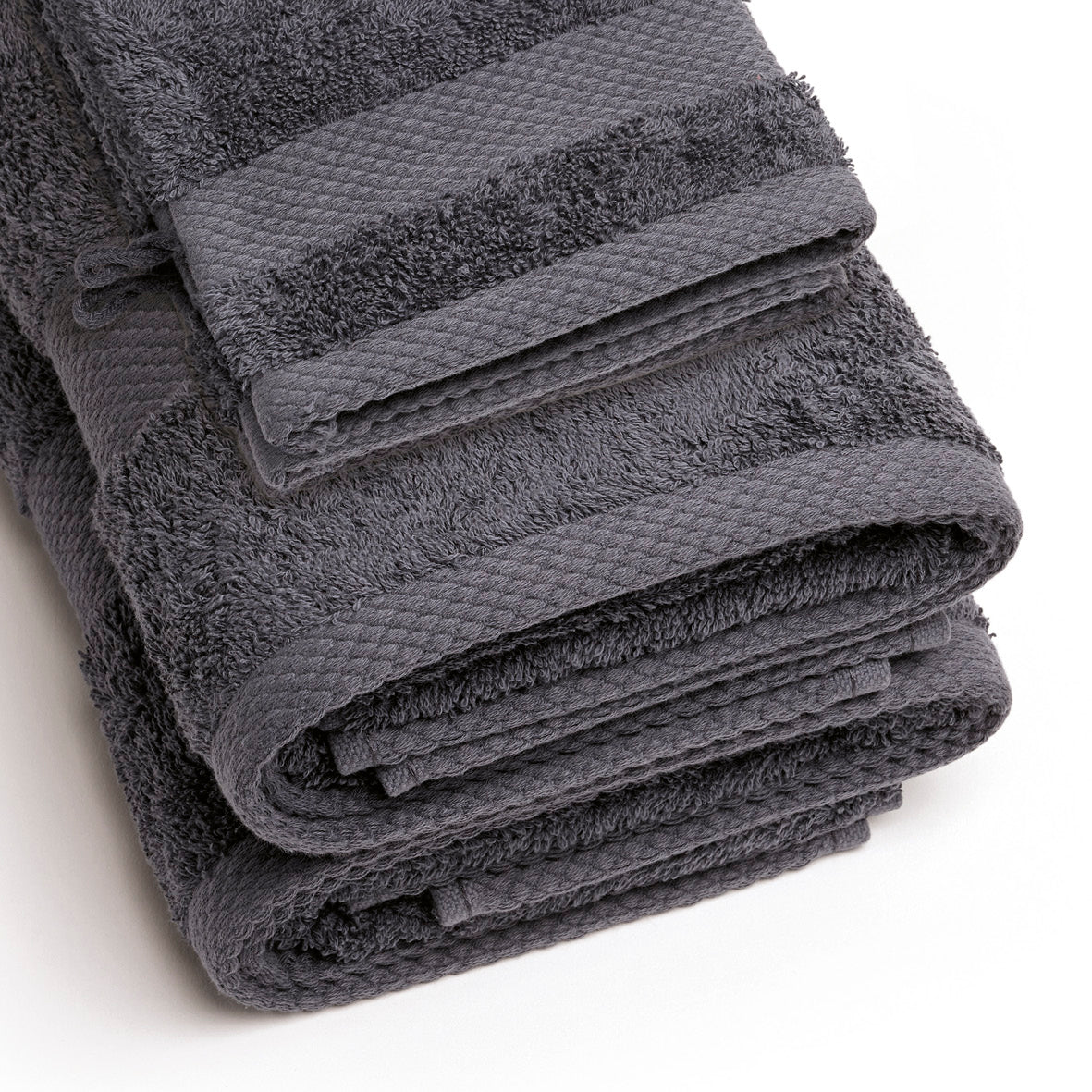 Complete bath linen set combed cotton - Sérénité - 4 pieces