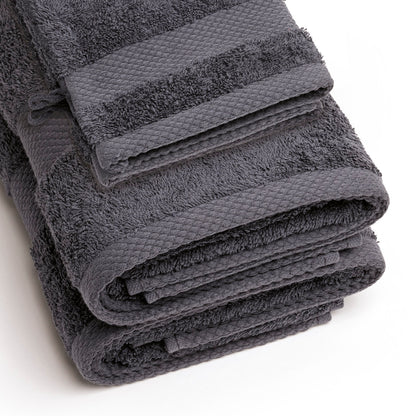 Complete bath linen set combed cotton - Sérénité - 4 pieces