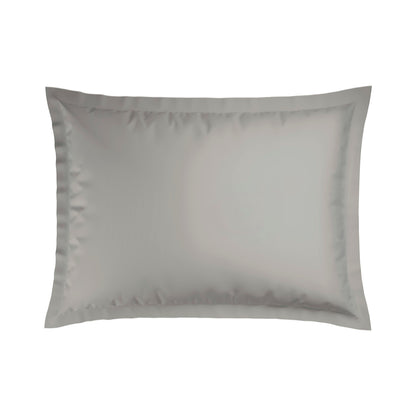 Pillowcase cotton satin - Uni / Prince de Galles Taupe 01