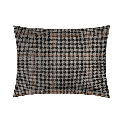 Pillowcase cotton satin - Uni / Prince de Galles Taupe 01