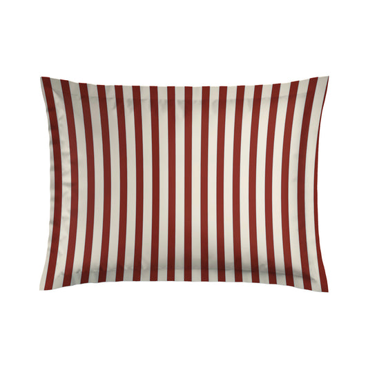 Pillowcase cotton satin - Mélya Red