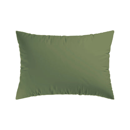 Pillowcase cotton satin - Fleurs minimalistes - Green 11