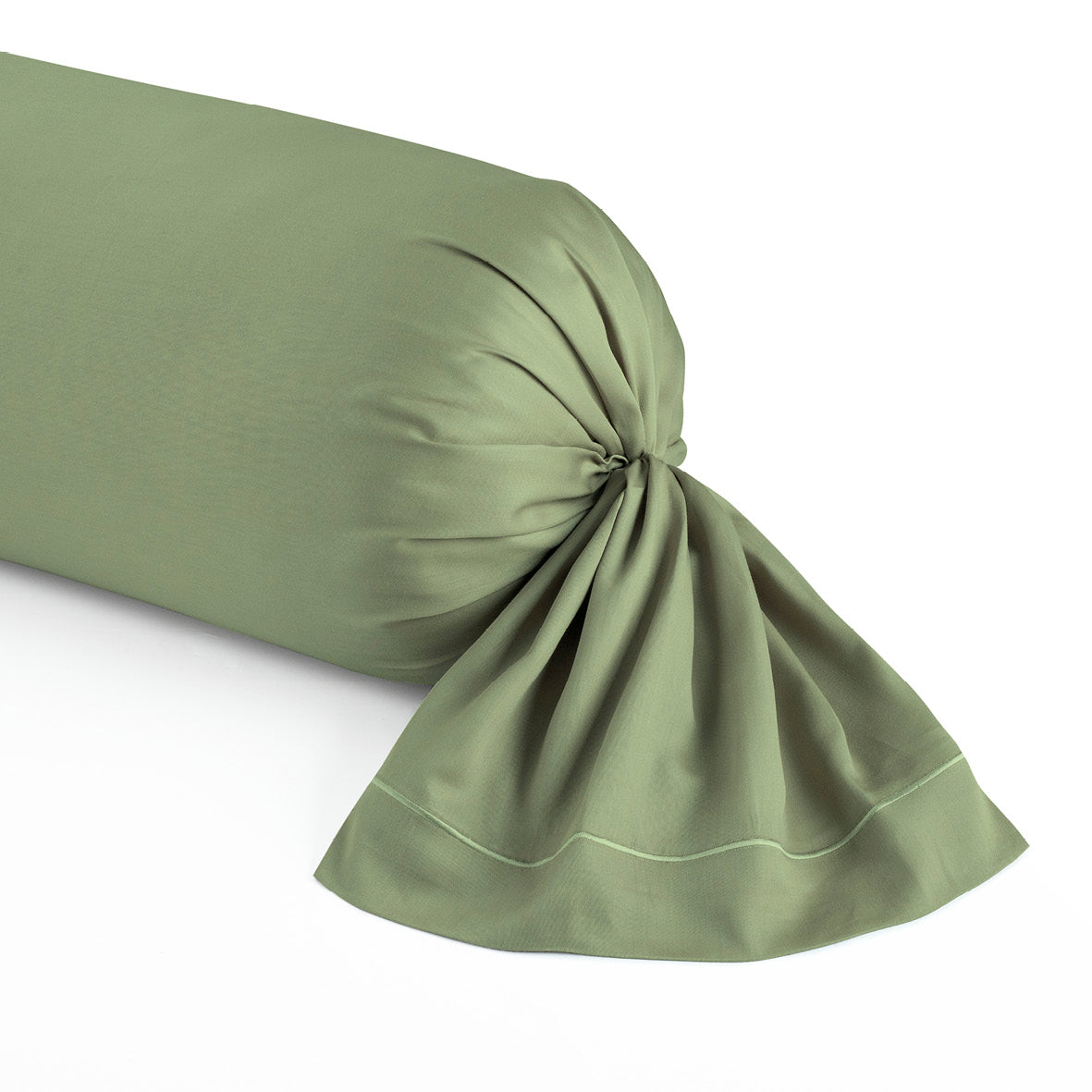 Pillowcase cotton satin - Uni Green 11 43 x 210 cm