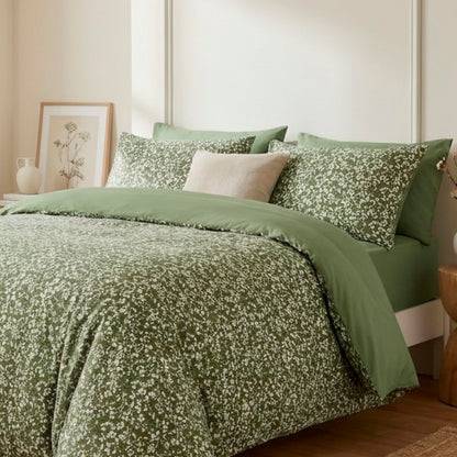 Pillowcase cotton satin - Uni Green 11