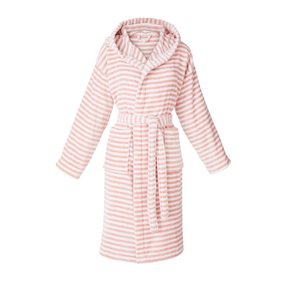 Hooded bathrobe - Nice Pink