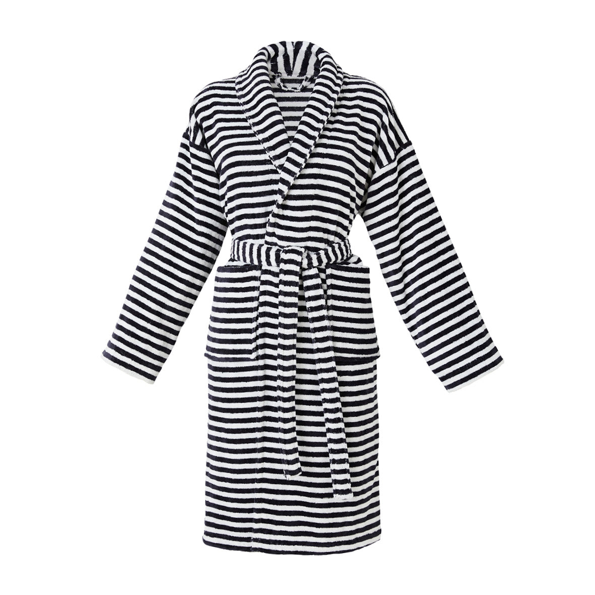 Bathrobe with shawl collar - Nice Dark blue