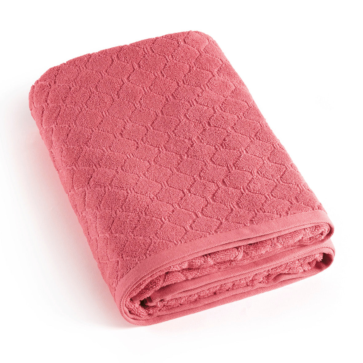 Maxi drap de bain tissé Jacquard - 100 x 150 cm