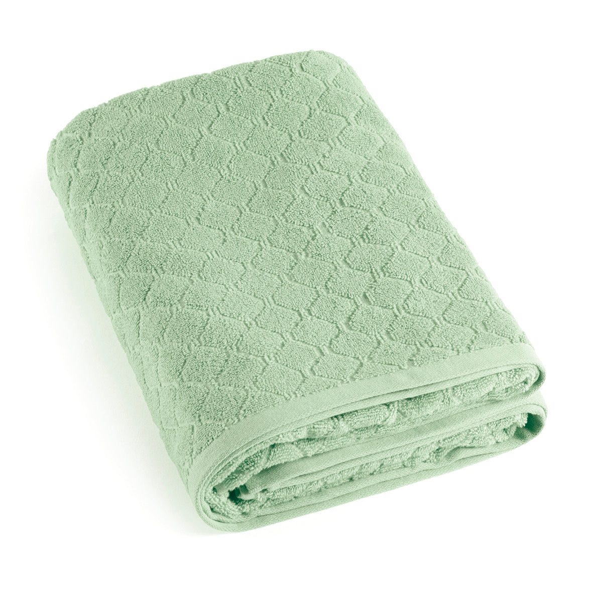 Maxi drap de bain tissé Jacquard - 100 x 150 cm