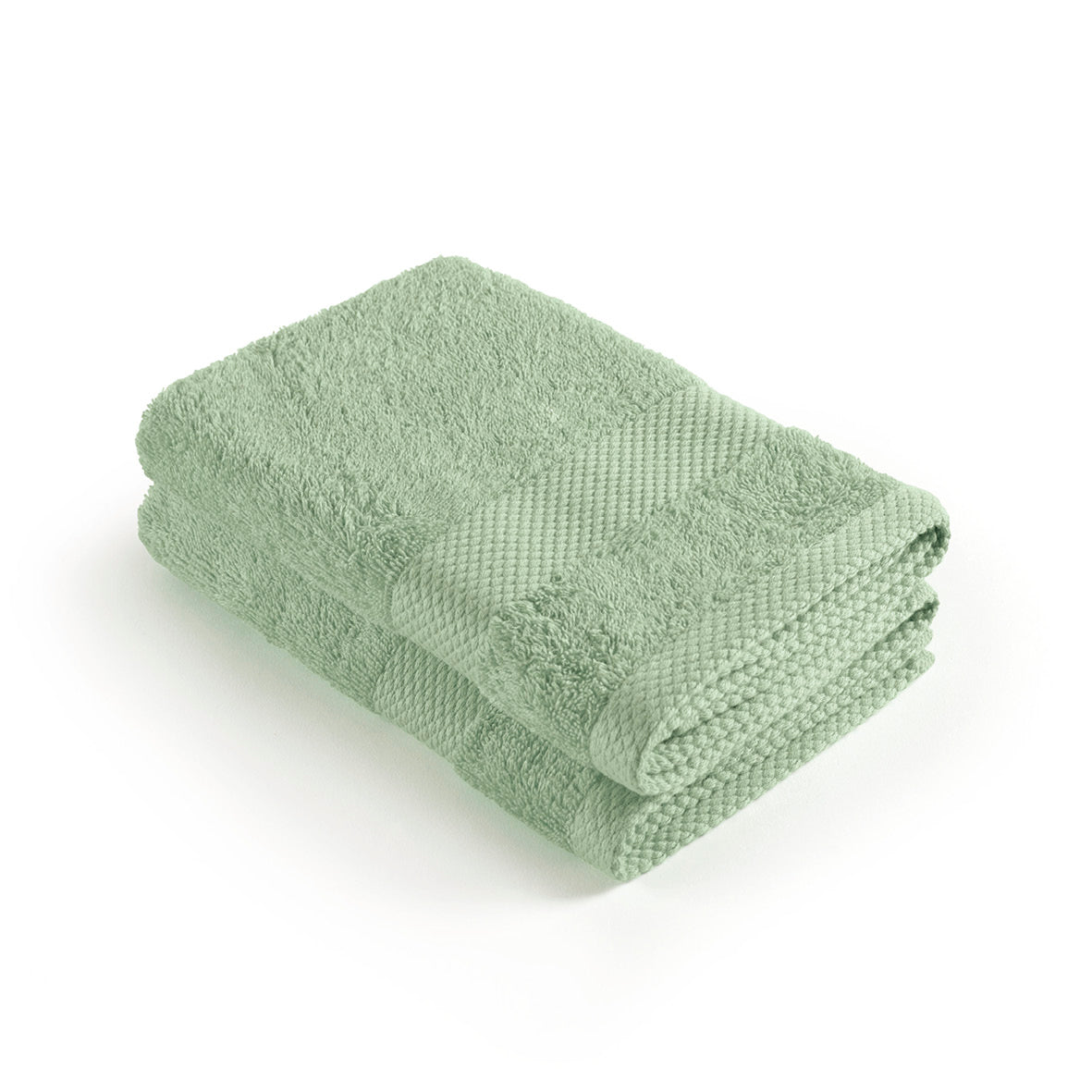 Set of 2 kitchen towels - 45 x 45 cm Meadow green