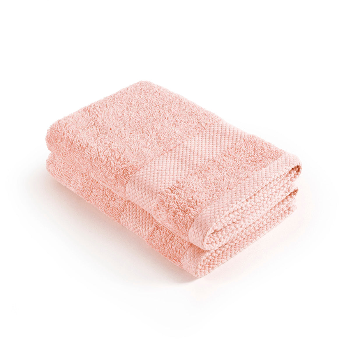Set of 2 kitchen towels - 45 x 45 cm Salmon pink