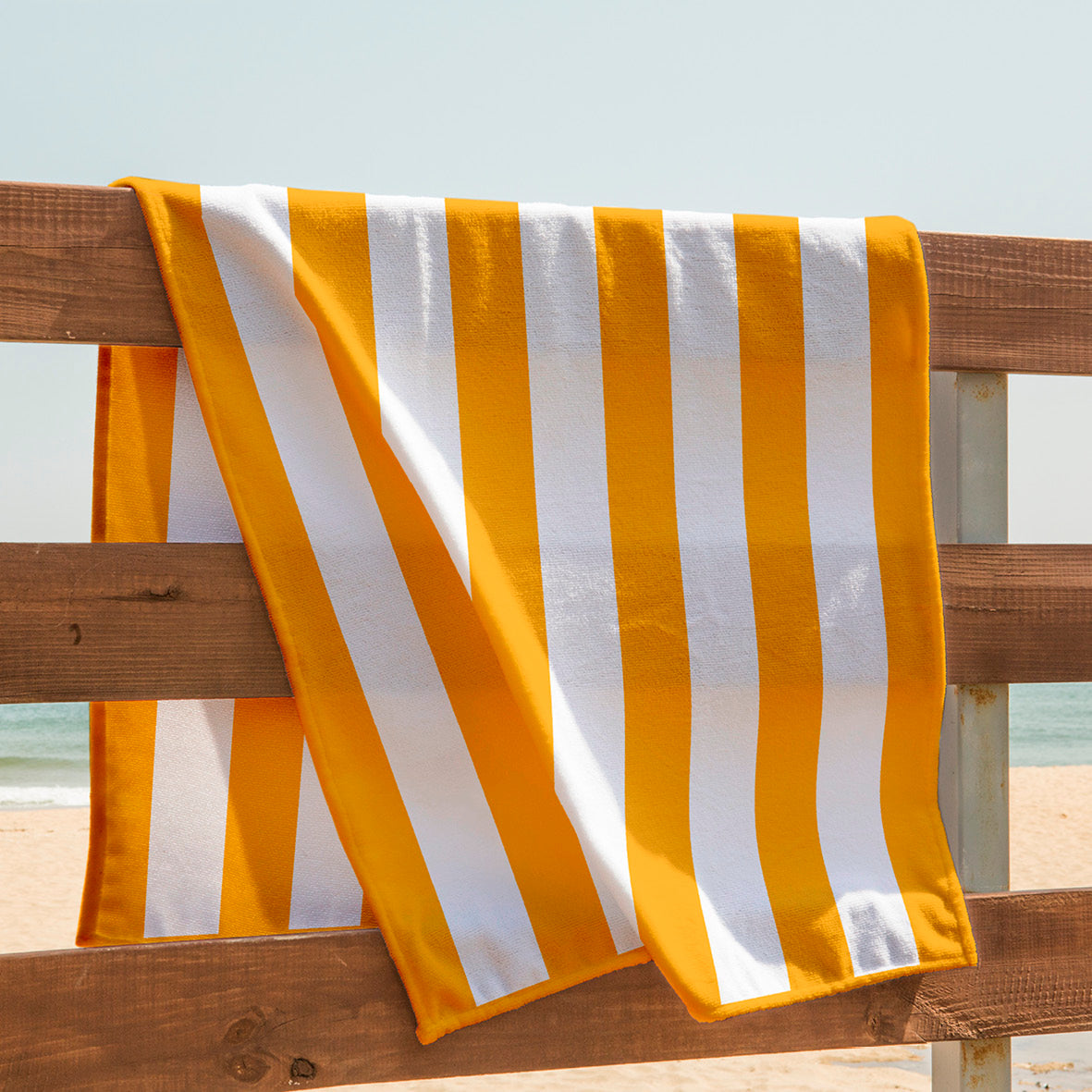 Beach towel Selena Yellow - 90 x 180 cm