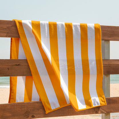 Beach towel Selena Yellow - 90 x 180 cm
