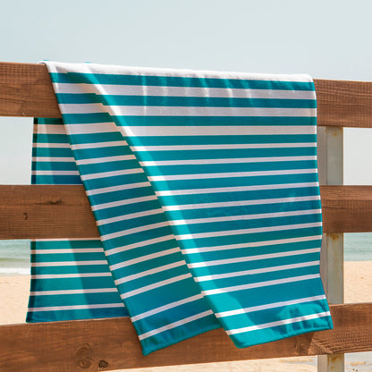 Beach towel Gabrielle Turquoise - 90 x 180 cm