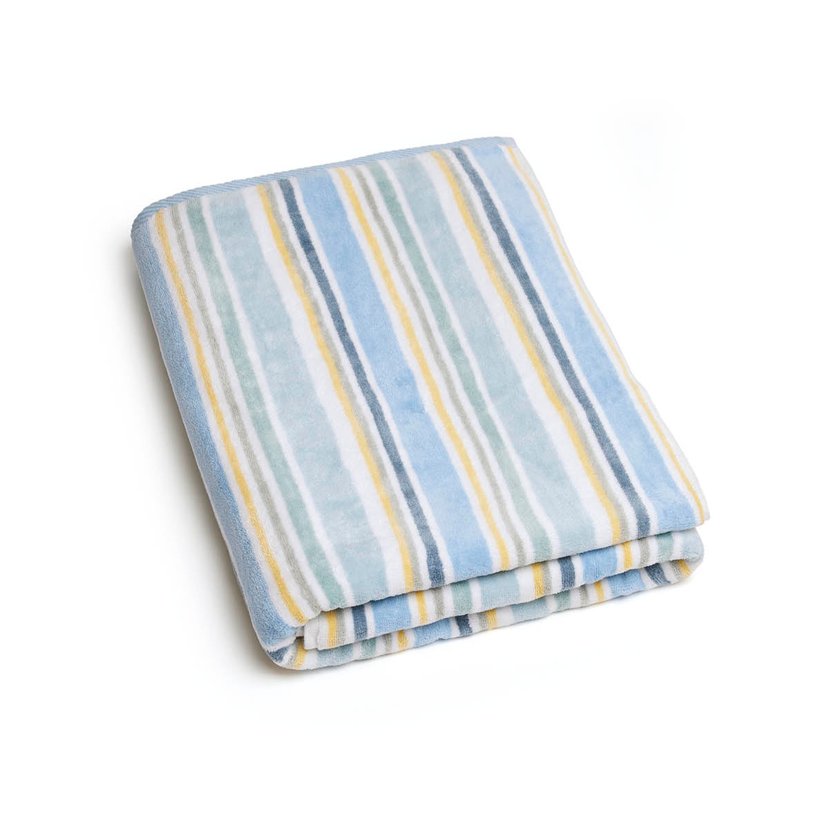 Serviette de plage Majorque Multicouleur jaune - 100 x 180 cm