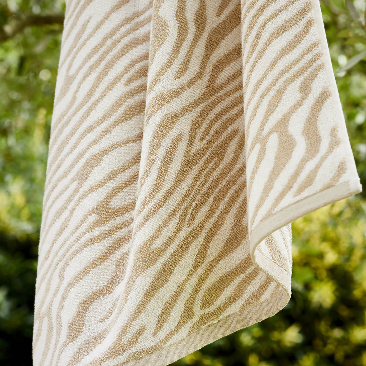 Maxi bathtowel - Ligne zèbre Taupe