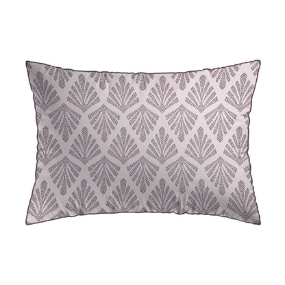 Pillowcase(s) cotton satin - Harmonie végétale Light purple / Light purple