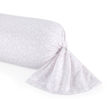 Taie de traversin satin de coton - Etoile de Printemps Bleu