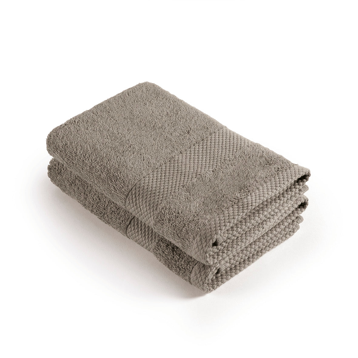 Set of 2 kitchen towels - 45 x 45 cm Brown