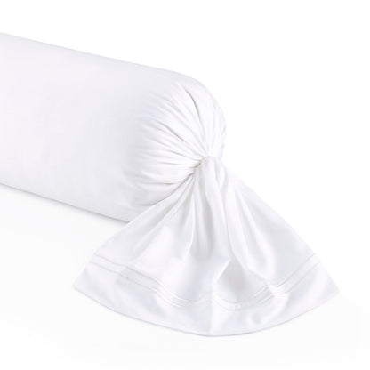 Pillowcase(s) cotton satin - Antibes White / White