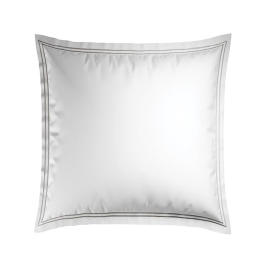 Pillowcase(s) cotton satin - Antibes Grey / White
