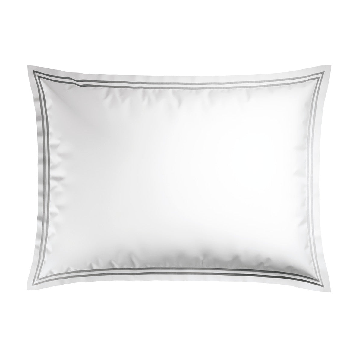 Pillowcase(s) cotton satin - Antibes Grey / White