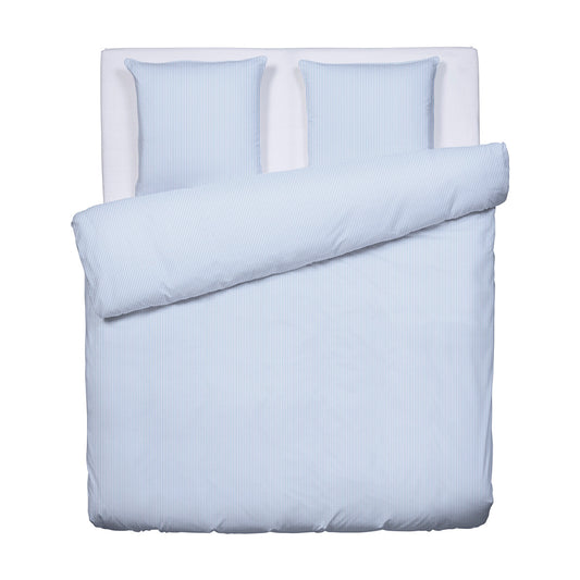 Duvet cover + pillowcase(s) cotton percal - Toulouse Light blue