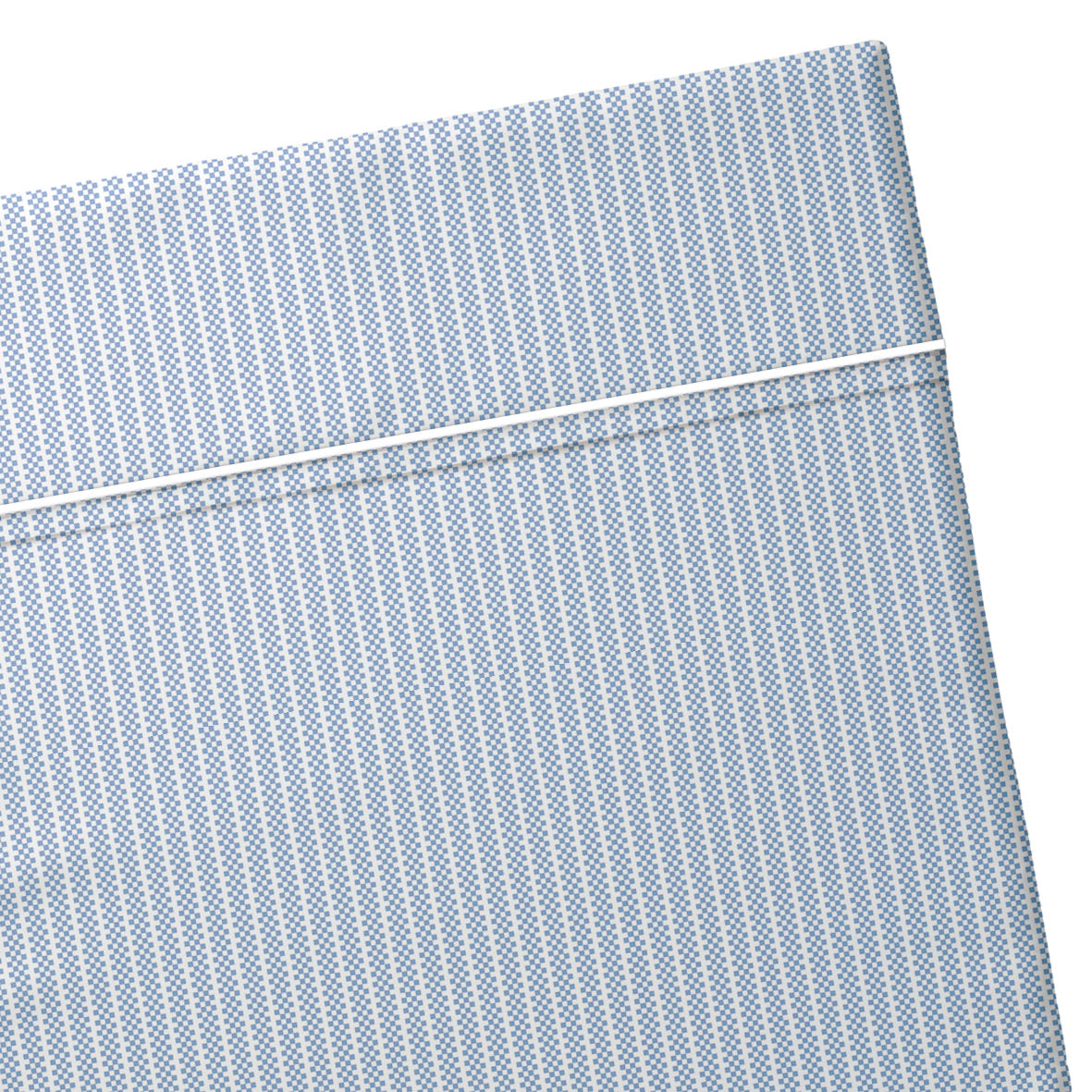 Drap plat coton percale - Toulouse Bleu clair