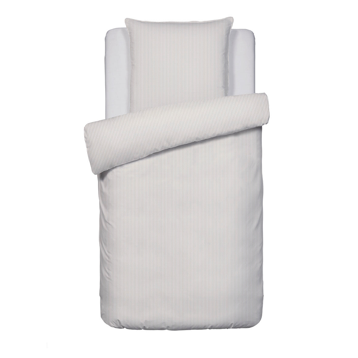 Duvet cover + pillowcase(s) cotton percal - Toulouse Taupe