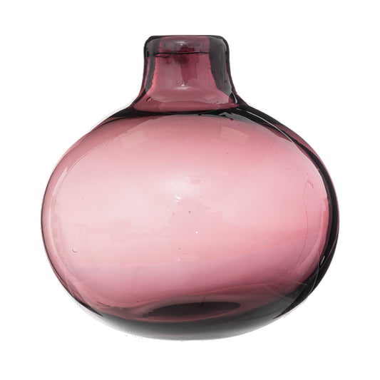 Vase rond Sofie en prune