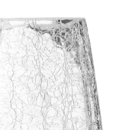 Vase craquelé Ambre - Transparent