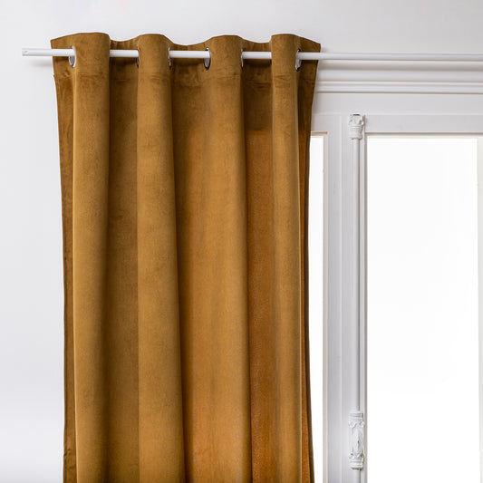Curtain Gold brown 140 x 0.3 x 260 cm