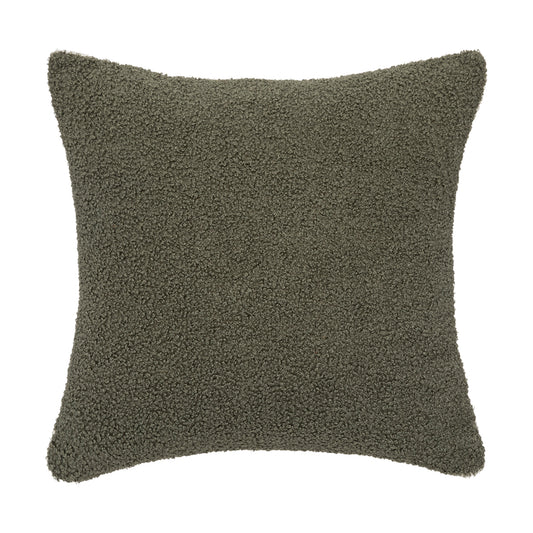 Cushion Teddy Khaki 40 x 8 x 40 cm