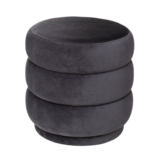 Pouf Grey D. 40 x 40.01 cm