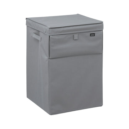 Laundry basket Grey 36 x 36 x 55 cm