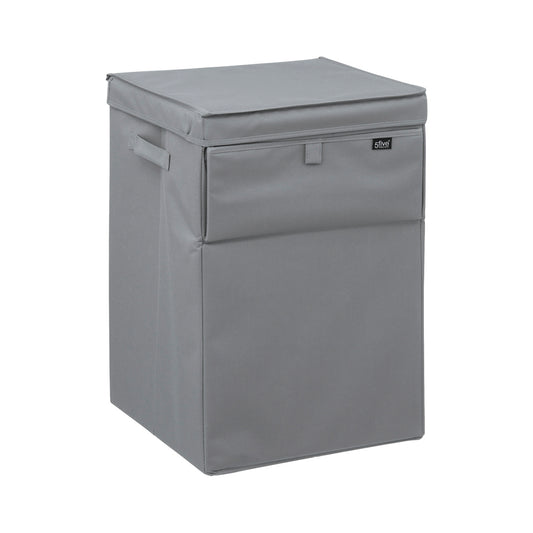 Laundry basket Grey 36 x 36 x 55 cm