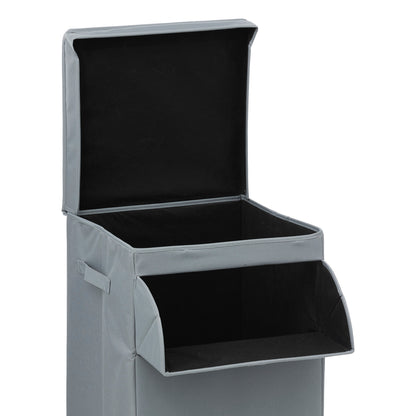 Laundry basket Grey 36 x 36 x 55 cm